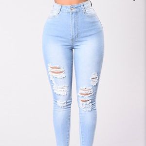 Fashion Nova Ripped Jeans